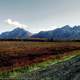 Landscape with Hills and mountains in Palmer, Alaska